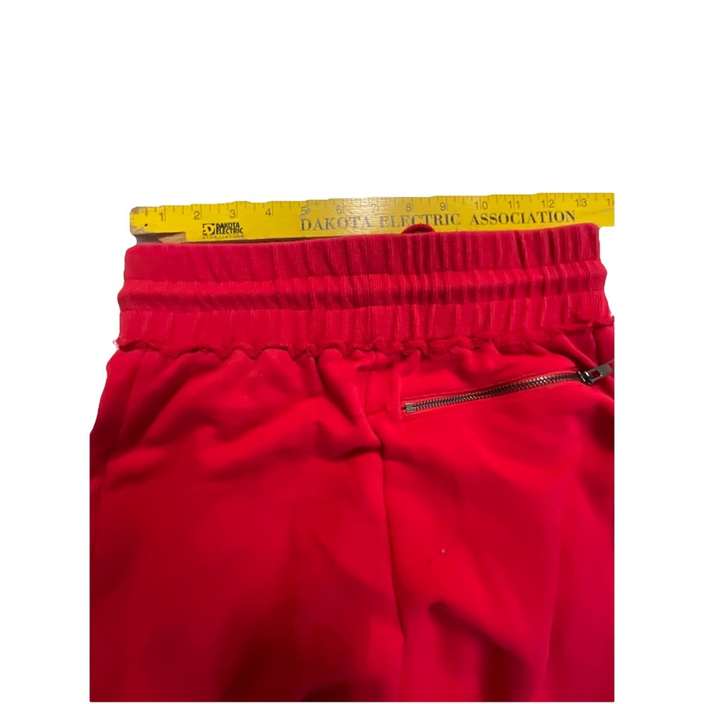 LF The Brand Joggers Sweatpants Women's XS Red EUC Hip Hop Streetwear Urban - Picture 10 of 11